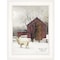 Homeroots Winter Coat 1 White Framed Print Wall Art 407300 - alternate 1