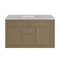 James Martin Vanities Chicago 48'' S Vanity, Walnut Whisper, w/ Jasmine Pearl Silestone Top w/FreePower Wireless Charger 503-V48-WLW-FEJP - alternate 4
