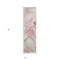 Homeroots 8' Runner Gray and Pink Abstract Washable Non Skid Indoor Outdoor Runner Rug 559362 - alternate 5