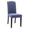 Homeroots Set of Two Navy Blue And Black Upholstered Polyester Dining Parsons Chairs 546394 - alternate 5