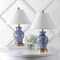 Jonathan Y Xia 21 in. Ceramic/Iron Classic Modern LED Table Lamp, Blue, 2PK JYL6606A-SET2 - alternate 6