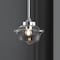 Jonathan Y Kurtz 7.25" Adjustable Drop Metal/Glass LED Pendant, Chrome JYL3516B - alternate 8