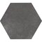 Home Impressions 12'' Anchor Gray Hexagonal Vinyl Floor Tile, 15 Sq. Ft./Box FHS1064-3 - alternate 1