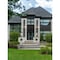 Z-Lite Nova 5 Light Outdoor Pier Mounted Fixture, Black/Clear, 12.5 In W x 36.75 In H 5018PHXLS-SQPM-BK - alternate 4