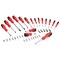 Performance Tool 39 pc. Screwdriver Set, Screwdrivers, Bits, Magnetic, Rack W1727 - alternate 4