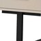 Homeroots 60" Taupe and Black Wood and Metal Sled Computer Desk With Three Drawers 489919 - alternate 3