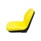 Uni Pro 133 Bucket Seat, Hinged Pan, Yellow Vinyl 8281 - alternate 6