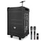 Pyle 10 in Portable Wireless Bluetooth Speaker System, Black PWMA1099A - alternate 1