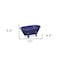Homeroots Royal Blue Bathtub Decorative Sculpture 399645 - alternate 4
