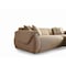 Homeroots Taupe Boucle L Shaped Two Piece Sofa and Chaise Sectional With Toss Pillows 722491 - alternate 5
