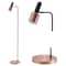 Jonathan Y Brady 59.50" Metal LED Task Floor Lamp, Copper/Black JYL6102A - alternate 4