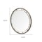 Homeroots 46" Brown Round Wood Framed Accent Mirror 376394 - alternate 5