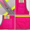 Dome75 Hi-Vis Safety Vest SM/MD Class Non-ANSI/Enhanced Visibility , Zipper 6 Pockets, 2 Mic Tab DV2183 - alternate 4
