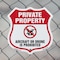 Signmission No Drone Shield Sign Aircraft Or Drone I, 6 inch X 6 inch, Plastic Sign, 2PK SHI-P-2PACK-6-391 - alternate 4