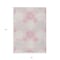 Homeroots 8' X 10' Pink Gray And Ivory Geometric Washable Indoor Outdoor Area Rug 593615 - alternate 4