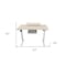 Homeroots 63" Adjustable Beige Standing Desk 558236 - alternate 5