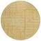 Homeroots 8' Gold And Ivory Round Geometric Washable Indoor Outdoor Area Rug 600824 - alternate 6