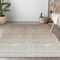 Homeroots 10' X 14' Beige And Ivory Ombre Washable Indoor Outdoor Area Rug 595786 - alternate 5