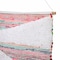 Homeroots 51" X 26" Green Red And White Abstract Wool Hanging Tapestry 515654 - alternate 4