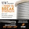 Xpose Safety 7 x 19 Galvanized Steel Aircraft Cable Wire, 1/4, 500' Reel, 7,000 lb Break Strength Rope GAC14-500-X - alternate 3
