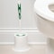 Libman Toilet Bowl Brush, 1 in L Trim, PET Bristle, Polypropylene Holder, White Holder 34 - alternate 2