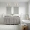 James Martin Vanities Brittany 72'' D Vanity, Urban Gray w/ Victorian Sil Silestone Top w/FreePower Wireless Charger 650-V72-UGR-FVSL - alternate 6