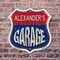Signmission Alexander's Garage, 18 Inch X 18 Inch, Plastic Sign SHI-P-18-383-ALEXANDER - alternate 5