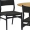 Homeroots Seven Piece Oak Oval Dining Set with Six Chairs 571734 - alternate 5