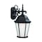 Homeroots Matte Black Domed Hanging Lantern Wall Light 399226 - alternate 3