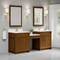 James Martin Vanities Bellshire 84" Dual Vanity Set w/24" Make-Up Counter, Honey Oak w/Sgl Hole 3 cm White Zeus Silestone 660-VMC84-HNO-1WZ - alternate 4