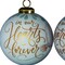 Homeroots White and Gold In Our Hearts Forever Hand Painted Mouth Blown Glass Ornament 477555 - alternate 3