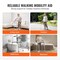 Vevor Folding Walker Aluminum Mobility Walker Aid with Adjustable Height 350LBS FBL825308 - alternate 6