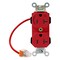Leviton PlugsandReceptacles, 20A, 125VAC, Red, Nylon M5362-1CR - alternate 1