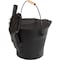 Pure Garden Ash Bucket Metal Bucket with Lid, Broom, & Shovel for Fireplace or Firepit Ashes Fireplace Tools 50-LG1457 - alternate 4