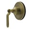 Kingston Brass Single-Handle Six-Way Diverter Valve with Round Trim Kit, Antique Brass KS4033KL - alternate 1