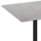 Flash Furniture 36" Square Tabletop, Seamless Surface Technology, Gray Faux Concrete, 30x30 Black Bar Height X-Base ST-SQ36-CMGY-T3030B-GG - alternate 4
