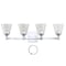 Jonathan Y Marion 28.5" 4-Light Hurricane Metal/Seeded Glass LED Vanity Light, Chrome JYL7435A - alternate 8