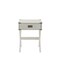 Homeroots Modern White X Shape Wooden Storage End Table 286308 - alternate 1