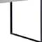 Homeroots 60" Gray and Black Wood and Iron Sled Base Dining Table 631281 - alternate 5