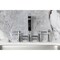 Kingston Brass Bridge Kitchen Faucet with Brass Sprayer, Polished Chrome KS8251DLBS - alternate 4