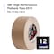3M Masking Tape, 72 mm W x 55 m L, 7.1 mil Thick, Brown, Rubber Adhesive, 12 PK 2519TN - alternate 5