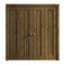 Sartodoors Sliding Closet Double Bi-fold Doors 96 x 96 inches, Ego 5006 Marble Oak, Sturdy Tracks Moldings Tr EGO5006DBF-DMR-96x96 (4* 24x96) - alternate 1