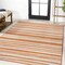 Jonathan Y Castara Wavy Stripe Modern Orange/Cream 5 ft. x 8 ft. Indoor/Outdoor Area Rug SMB205B-5 - alternate 6