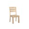 Homeroots Set of Two Beige Solid Wood Ladder Back Dining Side Chairs 565293 - alternate 6