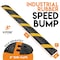 Xpose Safety Rubber Speed Bump 72inL x 12inW x 2inH, 45PK RSH-6-45-X - alternate 5