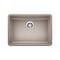 Blanco Precis SILGRANIT 25in ADA Single Bowl Undermount Kitchen Sink - Truffle 442540 - alternate 1