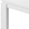 Homeroots 140" White Solid Wood Dining Table 332588 - alternate 2
