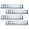 Mytee Products E Track Horizontal & Vertical Cross 5 ft. Galvanized Trailer Truck, 4PK ETKC5x4 - alternate 1