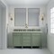 James Martin Vanities Brittany 60" Dbl Vanity, Smokey Celadon, w/ 3 CM Siberian Silestone Top w/FreePower Wireless Charger 650-V60D-SC-FSFR - alternate 7