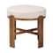 Baxton Studio Whitfield Round Fabric Ottoman Stool 270-14722-ZORO - alternate 7